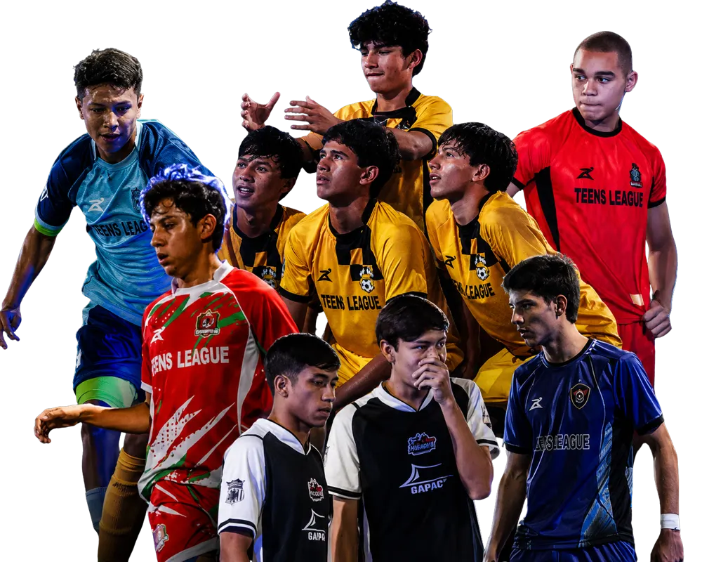 Jugadores de la Teens League durante el Primer Split